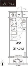 エスリード難波 THE FIRSTの間取り画像