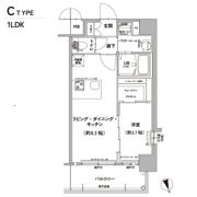 エスリード大阪リブレの間取り画像