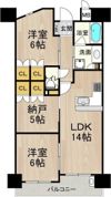 フロンティアタワー日本橋の間取り画像