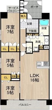 フロンティアタワー日本橋の間取り画像