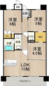フロンティアタワー日本橋の間取り画像