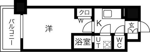 ワールドアイ都島駅前の間取り画像