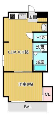 Mハイツの間取り画像