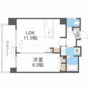 プレサンス難波セレクトの間取り画像