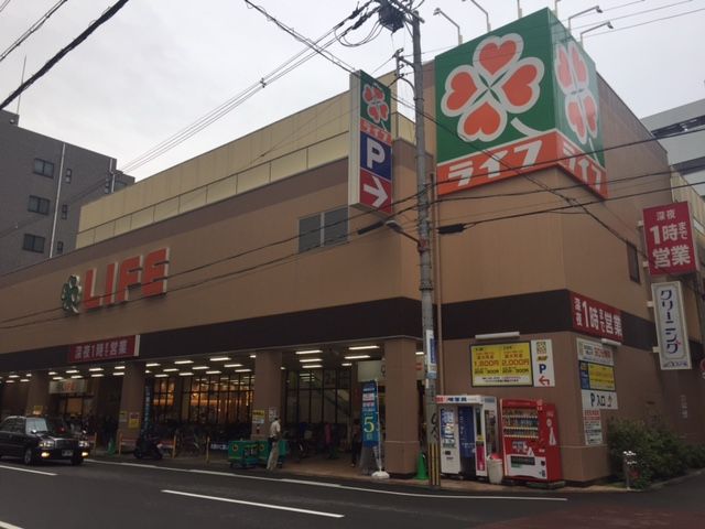 近くのライフ 西大橋店まで391m（徒歩5分）