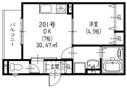 クリエオーレ今市の間取り画像