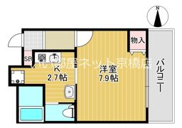 ボヌール都島の間取り画像