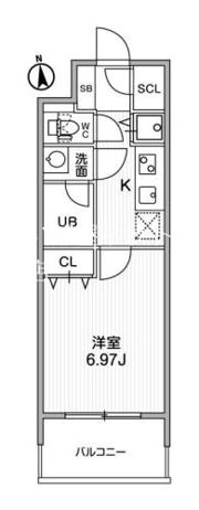 SK RESIDENCES 放出の間取り画像