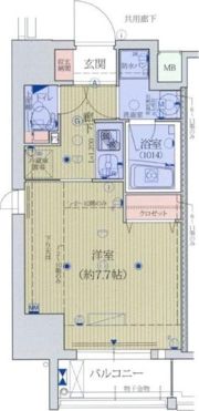 ファーストレジデンス天満橋の間取り画像