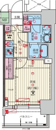 ファーストフィオーレ九条IIIの間取り画像