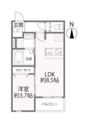 【新築】Sierra深江南の間取り画像