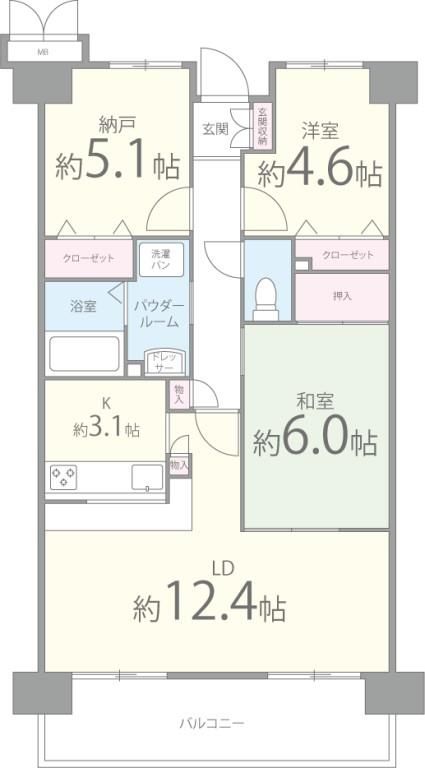 ベッドルーム