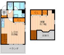 ブランミュール文の里の間取り画像