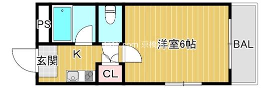 フローラル横堤の間取り画像