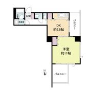 クロスレジデンス大阪新町（旧名称：ベルファース大阪新町）の間取り画像