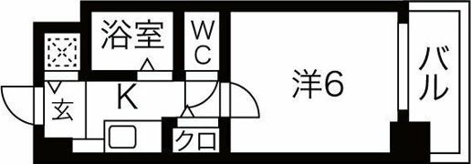 プレサンス阿倍野阪南町の間取り画像