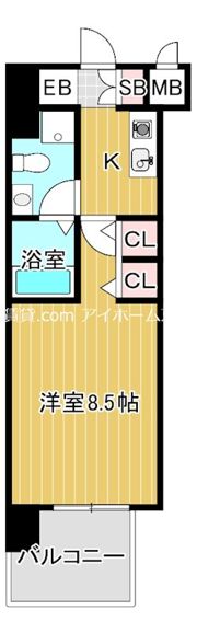 グラマシー京橋の間取り画像
