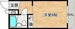 プレアール北田辺の間取り画像