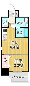 クローバー・プレミア長居公園東の間取り画像