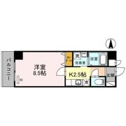 MAPLE夕陽丘の間取り画像