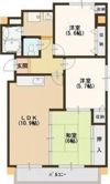 エルスト東住吉の間取り画像