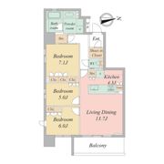 ブランシエスタ上本町の間取り画像