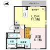 プラセールーKの間取り画像