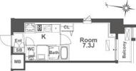 TLRレジデンス本町WESTの間取り画像