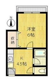 ハイツ織田の間取り画像