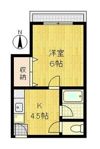 ハイツ織田の間取り画像