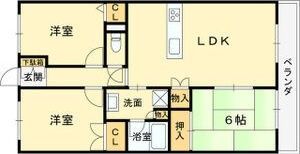 ライオンズマンション天神橋筋六丁目の間取り画像