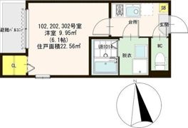 ハーモニーテラス杉本IIの間取り画像