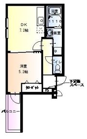 フジパレス山之内II番館の間取り画像