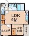 仮）東大阪市吉田6丁目AP B棟の間取り画像