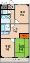 パークハイム久宝寺の間取り画像
