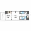 シティカレント天王寺ブロードの間取り画像