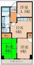 エクセル上小阪の間取り画像