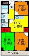 エクセル上小阪の間取り画像