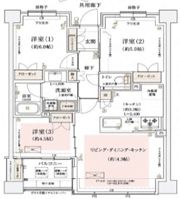 リバーガーデン四天王寺の間取り画像