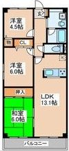 フレーシア布施の間取り画像