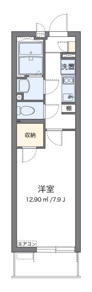 クレイノ蓬莱の間取り画像