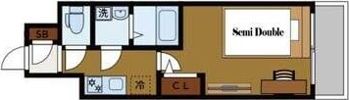 エスリード天王寺ブランシェの間取り画像
