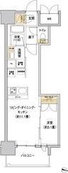 リビオメゾン新大阪の間取り画像