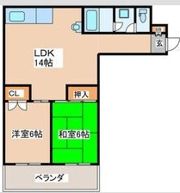 メゾン谷町の間取り画像
