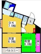 エクセル勝山の間取り画像