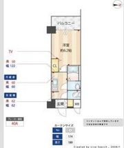 プレサンス上町台夕陽丘の間取り画像