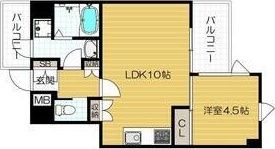 FLAT INN UESHIOの間取り画像