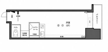 ライオンズマンション上六第3の間取り画像