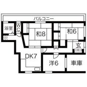 オズハイツ中川の間取り画像