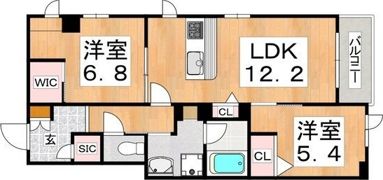 With Plus 天王寺区舟橋町の間取り画像